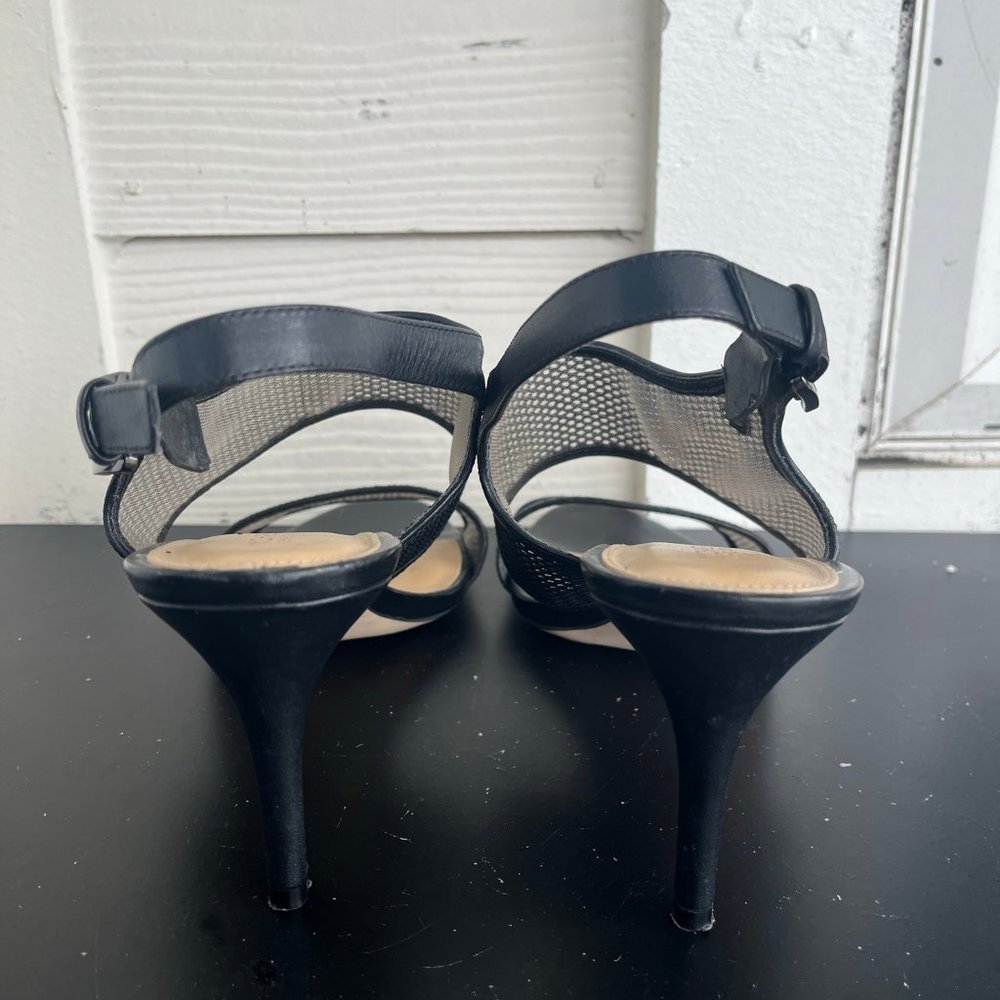 Michael Kors Women's Leilah Mesh Ankle Strap Heels Size 10 - Picture 9 of 13